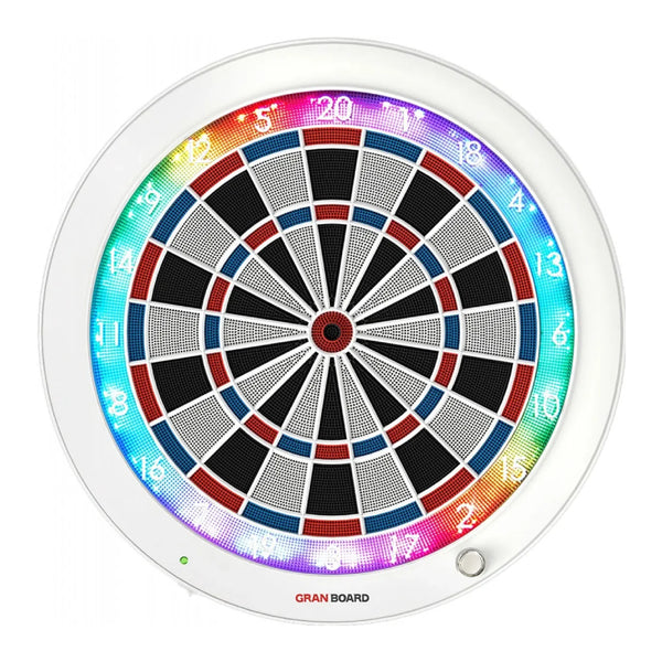 Granboard 3S White Edition Soft Tip Electronic Dartboard-1-Premier Darts