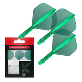 Target Darts K-Flex Flight System No2-17-Green-Short-Premier Darts