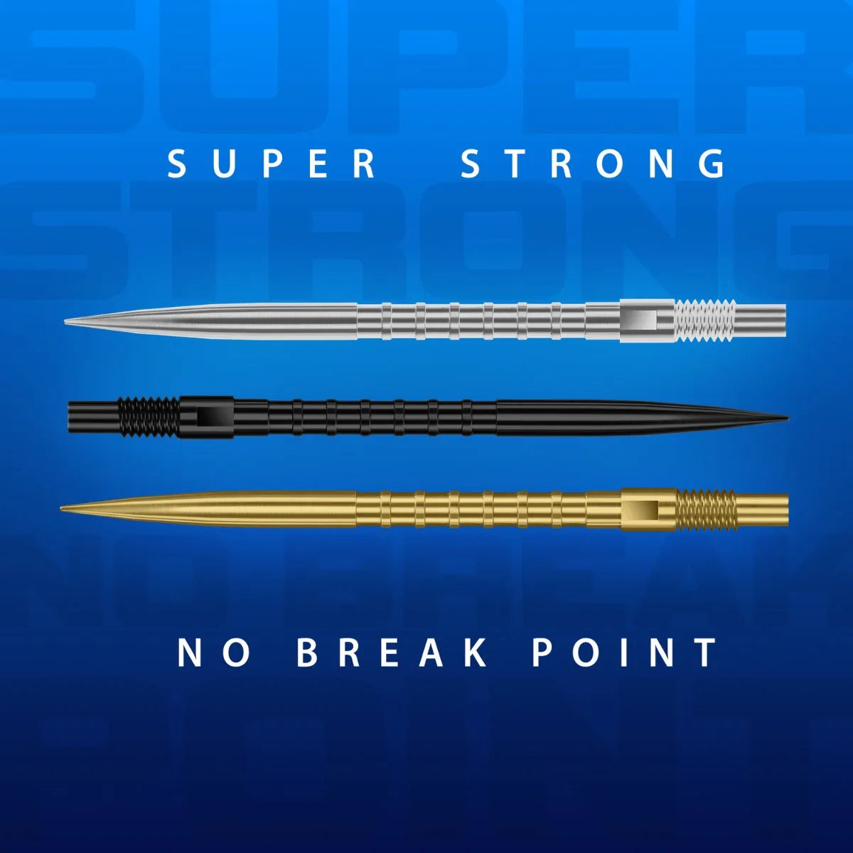 Harrows HM Grip Quick Points-3-Black-26mm-Premier Darts