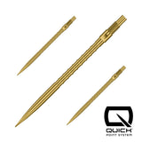 Harrows HM Grip Quick Points-11-Gold-40mm-Premier Darts