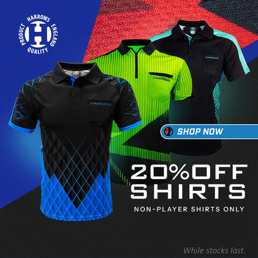 Harrows-20-Percent-Off-Shirts-Promo-Homepage-Carousel-Mobile-Banner-min-Premier Darts