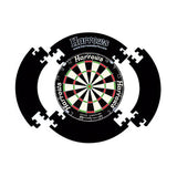 Harrows Pro Matchplay 2 Board, Trilight, Nylon Mat & Surround Bundle-19-Black-Premier Darts