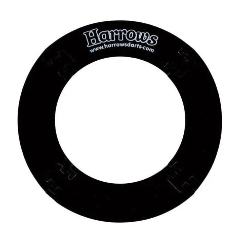 Harrows Official Competition Board, Trilight, Rubber Mat & Surround Bundle-13-Black-Premier Darts