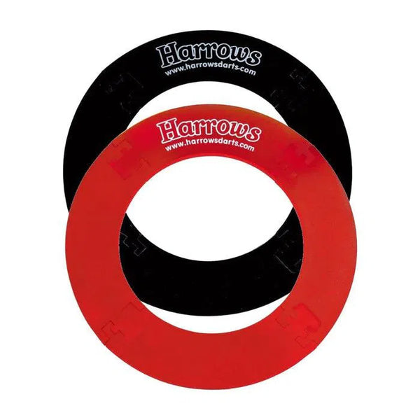 Harrows 4 Piece Dartboard Surround-1-Black-Premier Darts