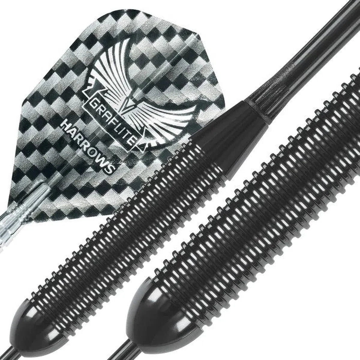 Harrows Black Arrow Brass Ringed Steel Tip Darts