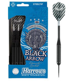 Harrows Black Arrow Brass Ringed Steel Tip Darts