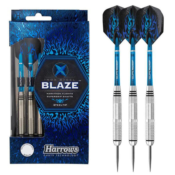 Harrows Blaze Stainless Steel - Steel Tip Darts-1-21 GRAM-Premier Darts