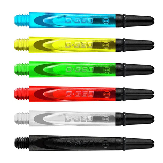 Harrows Carbon 360 Shafts-1-Aqua-Short-Premier Darts