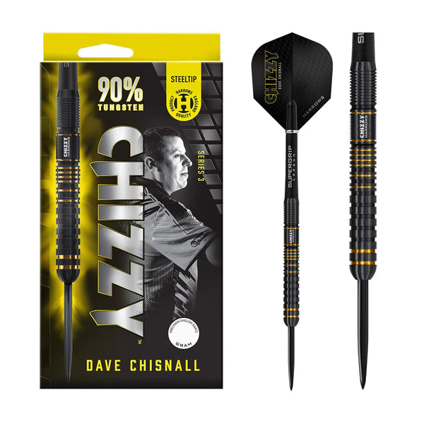 Harrows Chizzy Series 3 90% Tungsten Steel Tip Darts-1-21 GRAM-Premier Darts