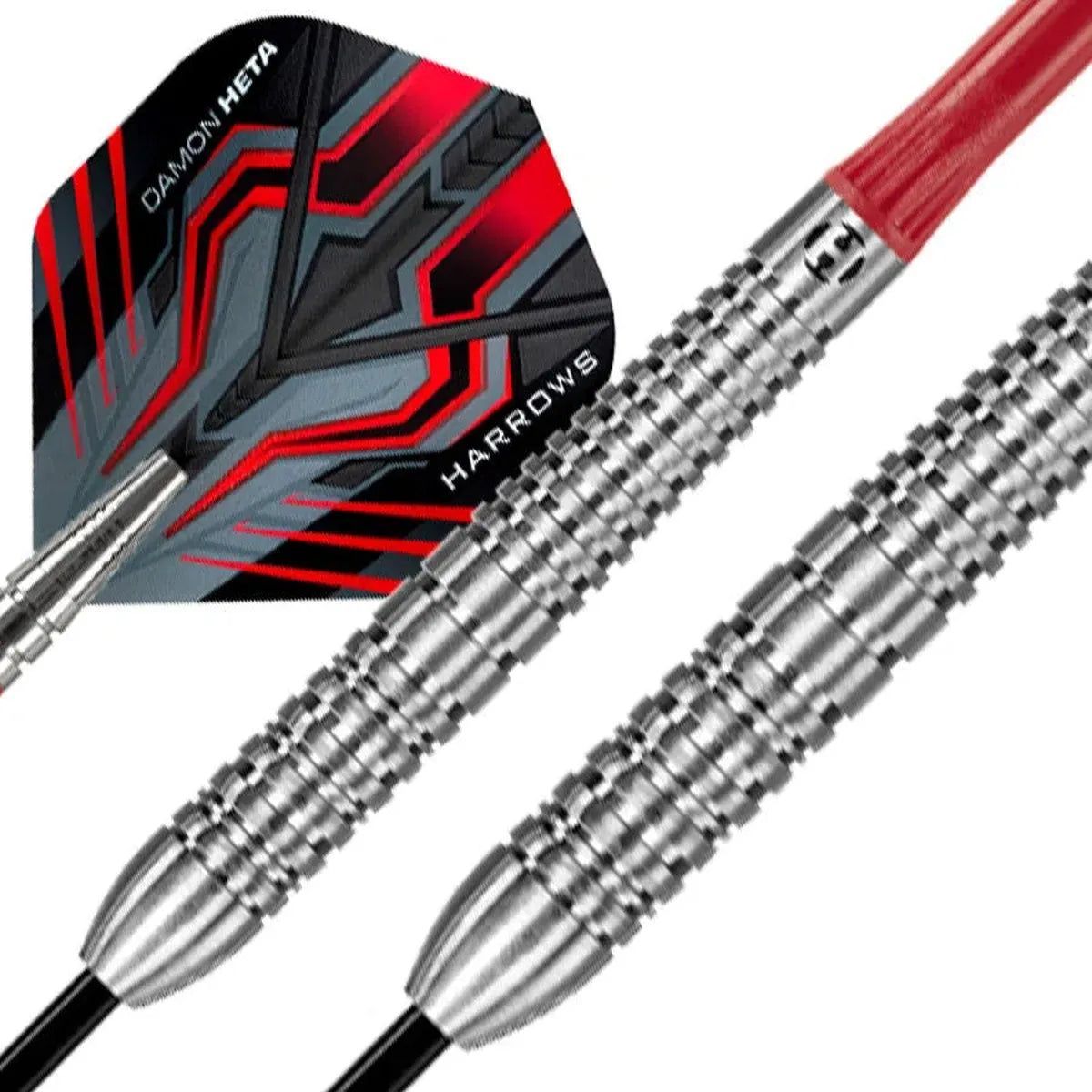 Harrows Damon Heta Natural Silver 90% Tungsten Steel Tip Darts