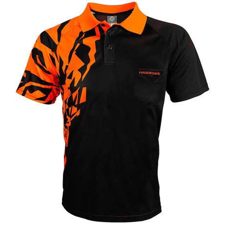 Harrows Darts Orange Rapide Darts Shirt