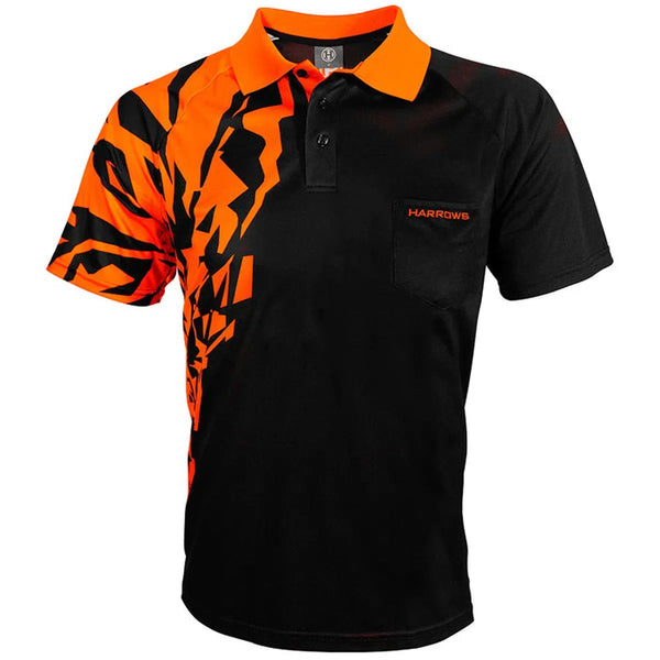 Harrows Darts Orange Rapide Darts Shirt-1-SMALL-Premier Darts