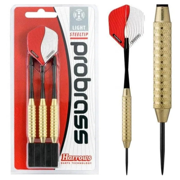 Harrows Darts Pro Brass Steel Tip Light Darts-1-18 GRAM-Premier Darts