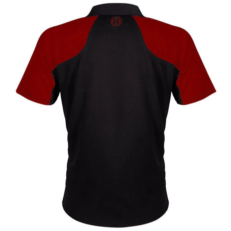 Harrows Darts Vivid Black and Deep Red Darts Shirt