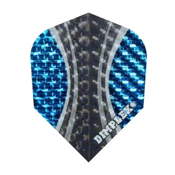 Harrows Dimplex Standard Blue Curve Flights-1-Premier Darts