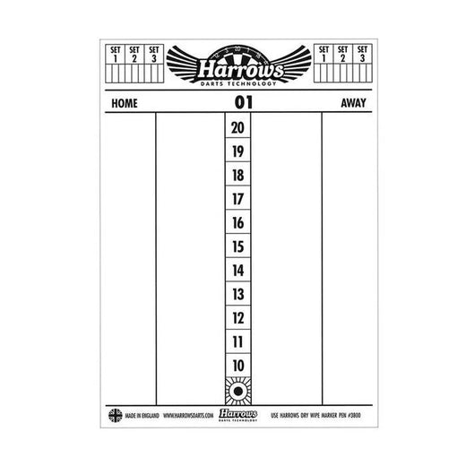Harrows Dry Wipe Score Board-1-Premier Darts