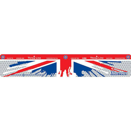 Harrows Heavy Duty Throw Line Oche  Union Jack