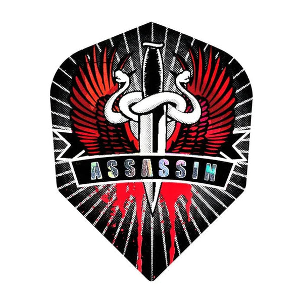 Harrows Hologram Standard Assassin Flights-1-Premier Darts
