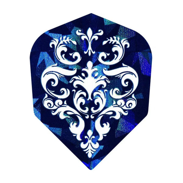 Harrows Hologram Standard Blue Symmetry Flights-1-Premier Darts