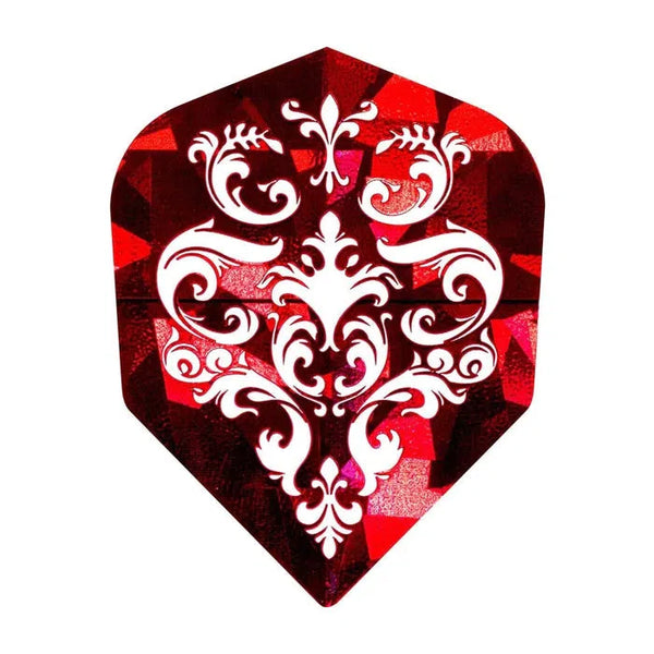 Harrows Hologram Standard Red Symmetry Flights-1-Premier Darts