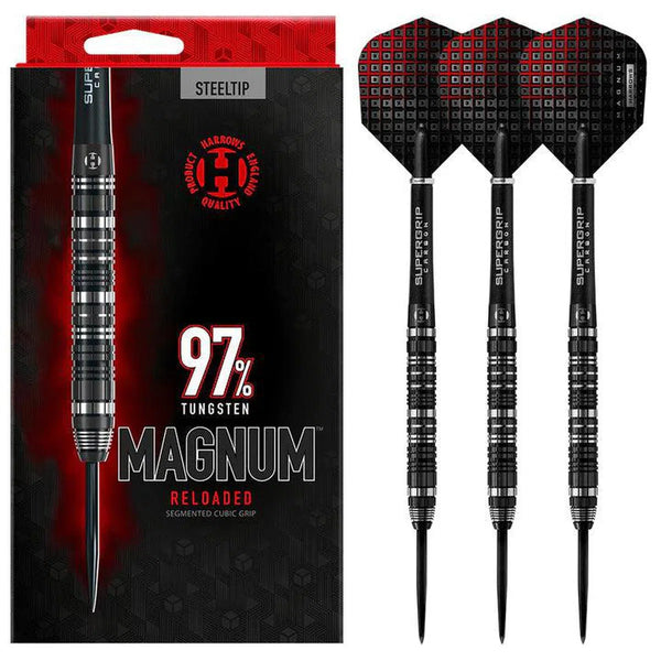 Harrows Magnum Reloaded 97% Tungsten Steel Tip Darts-1-21 GRAM-Premier Darts