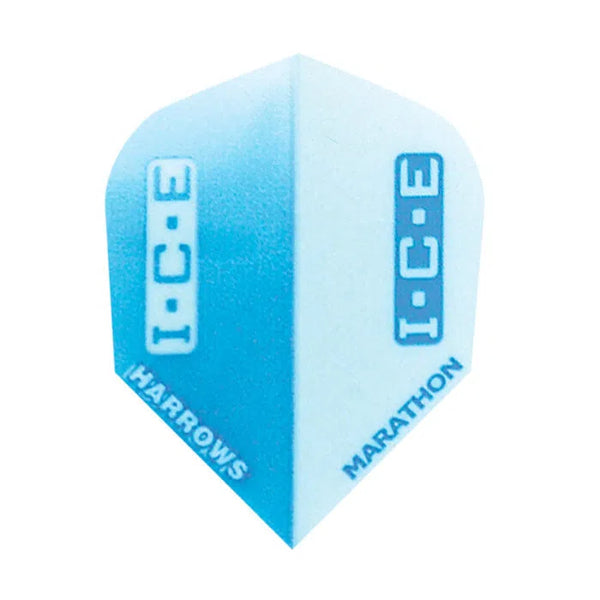 Harrows Marathon Standard Flights - Aqua ICE-1-Premier Darts