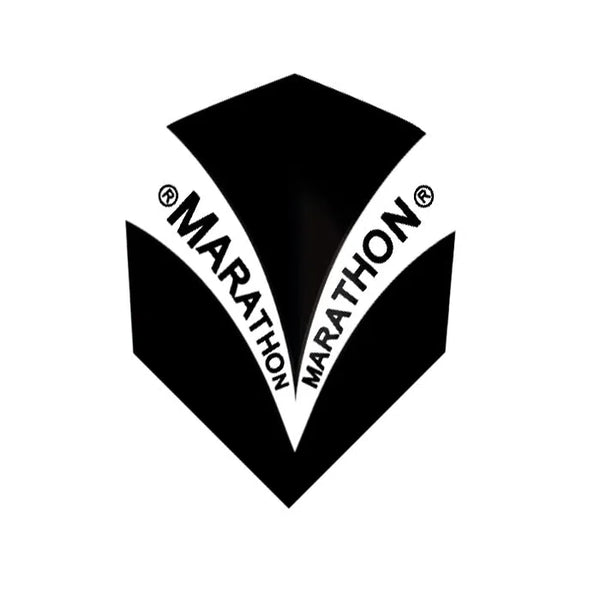 Harrows Marathon Standard Flights - Black-1-Premier Darts