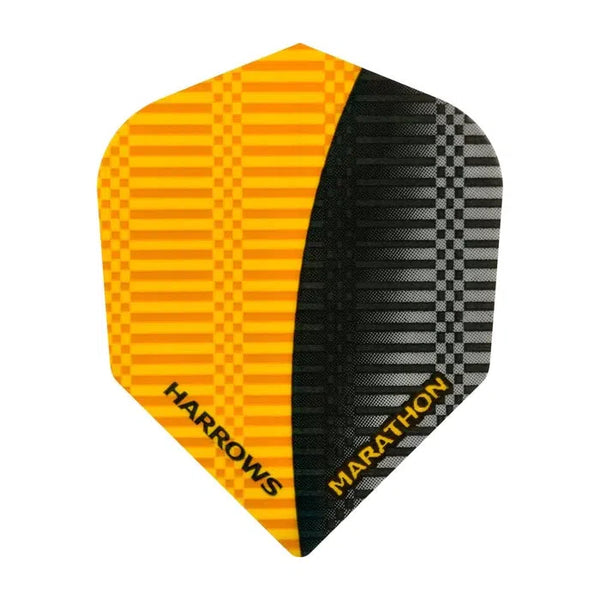 Harrows Marathon Standard Flights - Orange & Black-1-Premier Darts