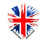 Harrows Marathon Standard Flights  Union Jack Splash