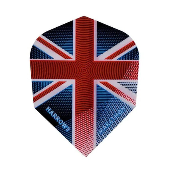Harrows Marathon Standard Flights - Union Jack-1-Premier Darts