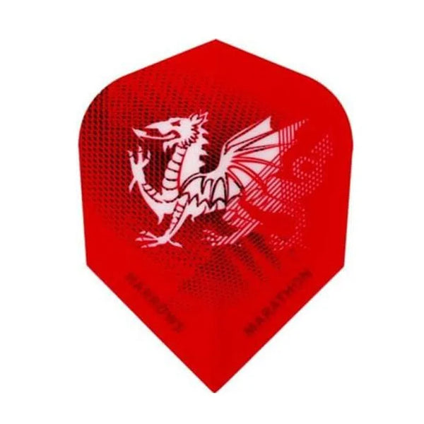 Harrows Marathon Standard Flights - Welsh Dragon-1-Premier Darts