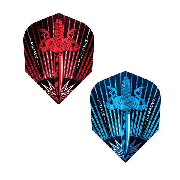 Harrows Prime Assassin Standard No6 Flights-1-Blue-Premier Darts