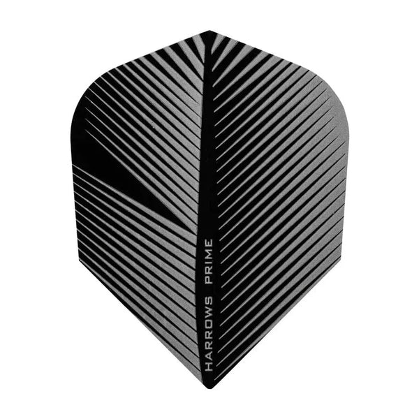 Harrows Prime Black Arrow Standard No6 Flights-1-Premier Darts