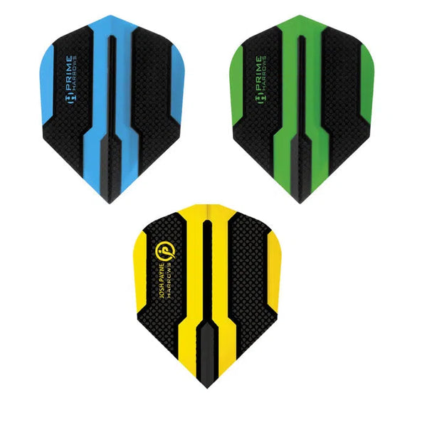 Harrows Prime Duel Zone Standard No6 Flights-1-Blue Black-Premier Darts