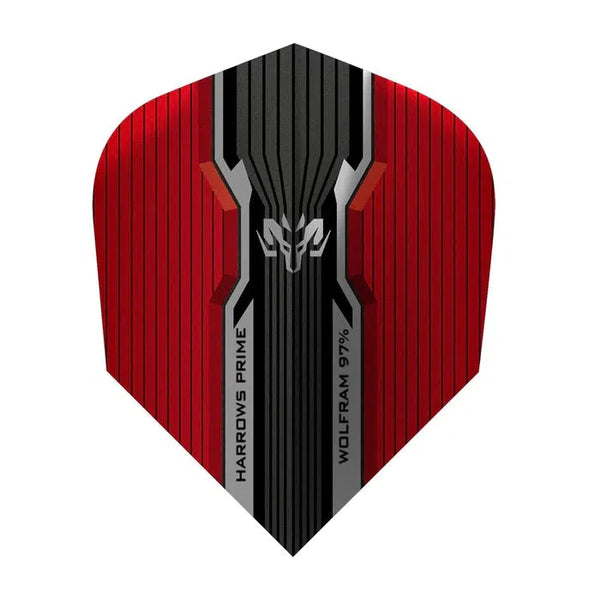 Harrows Prime Wolfram 97% Standard No6 Flights-1-Premier Darts