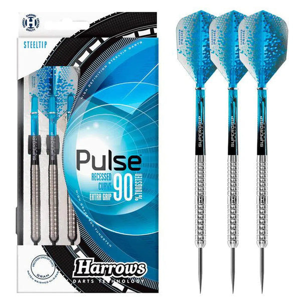 Harrows Pulse 90% Tungsten Steel Tip Darts-1-21 GRAM-Premier Darts