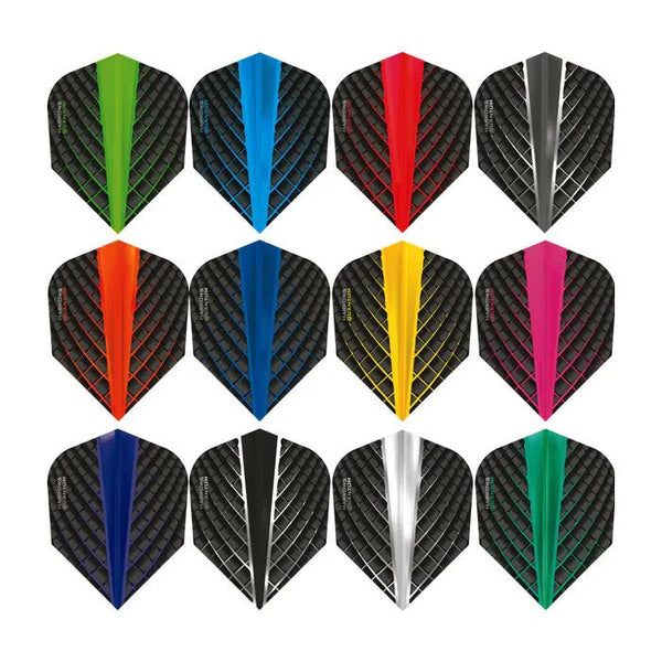 Harrows Quantum Standard Flights-1-Aqua-Premier Darts
