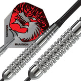 Harrows Silver Arrows Knurled Chromed Brass Steel Tip Darts