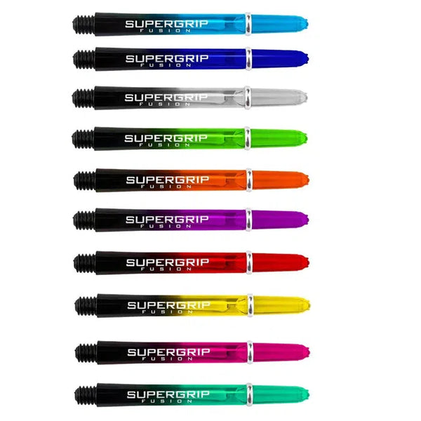 Harrows SuperGrip Fusion Shafts-1-Aqua-Short-Premier Darts