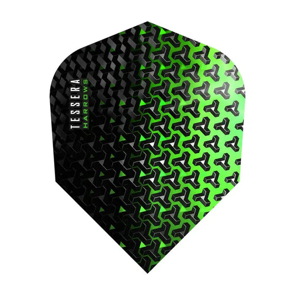 Harrows Tessera Green Standard Flights-1-Premier Darts