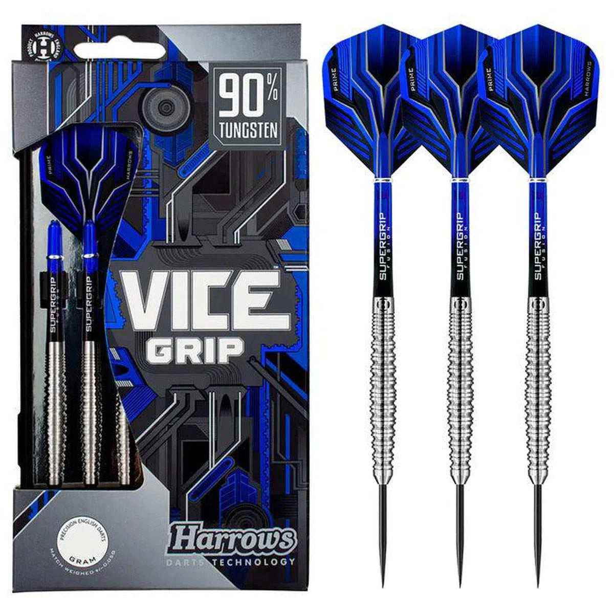 Harrows Pulse 90% Tungsten Steel Tip Darts Set 21g, 22g, 23g, 24g, 25g