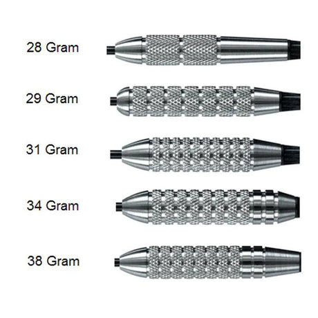Harrows Assassin Knurled Heavy 80% Tungsten Steel Tip Darts