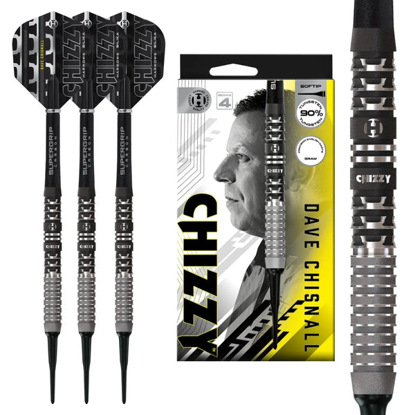 Harrows Chizzy Series 4 90% Tungsten Soft Tip Darts-1-18 GRAM-Premier Darts