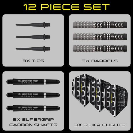 Harrows Chizzy Series 4 90% Tungsten Soft Tip Darts