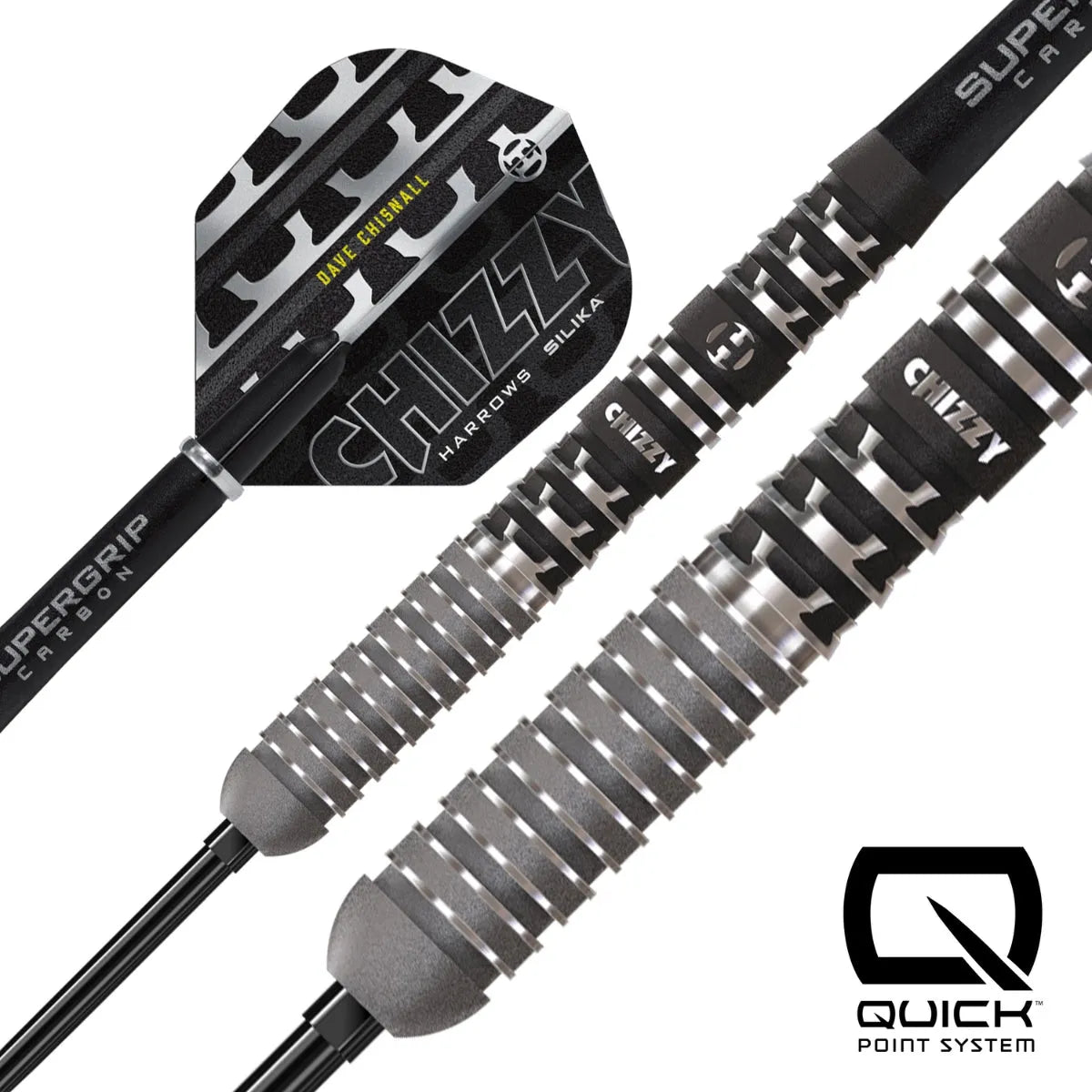 Harrows Chizzy Series 4 QP 90% Tungsten Steel Tip Darts
