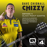 Harrows Chizzy Series 4 QP 90% Tungsten Steel Tip Darts