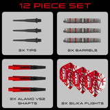 Harrows Damon Heta Series 4 90% Tungsten Soft Tip Darts
