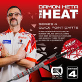 Harrows Damon Heta Series 4 QP 90% Tungsten Steel Tip Darts
