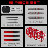 Harrows Damon Heta Series 4 QP 90% Tungsten Steel Tip Darts