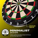 Harrows Fortis Board, Trilight, Nylon Mat & Surround Bundle-5-Black-Premier Darts